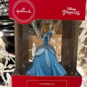 Hallmark Disney Cinderella Holding Glass Slipper Christmas Ornament